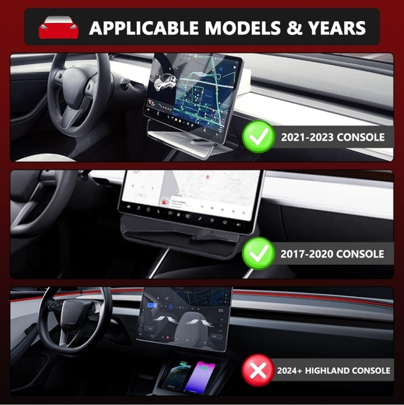 NIB Tesla magnetic under screen storage organizer - Picture 8 of 13